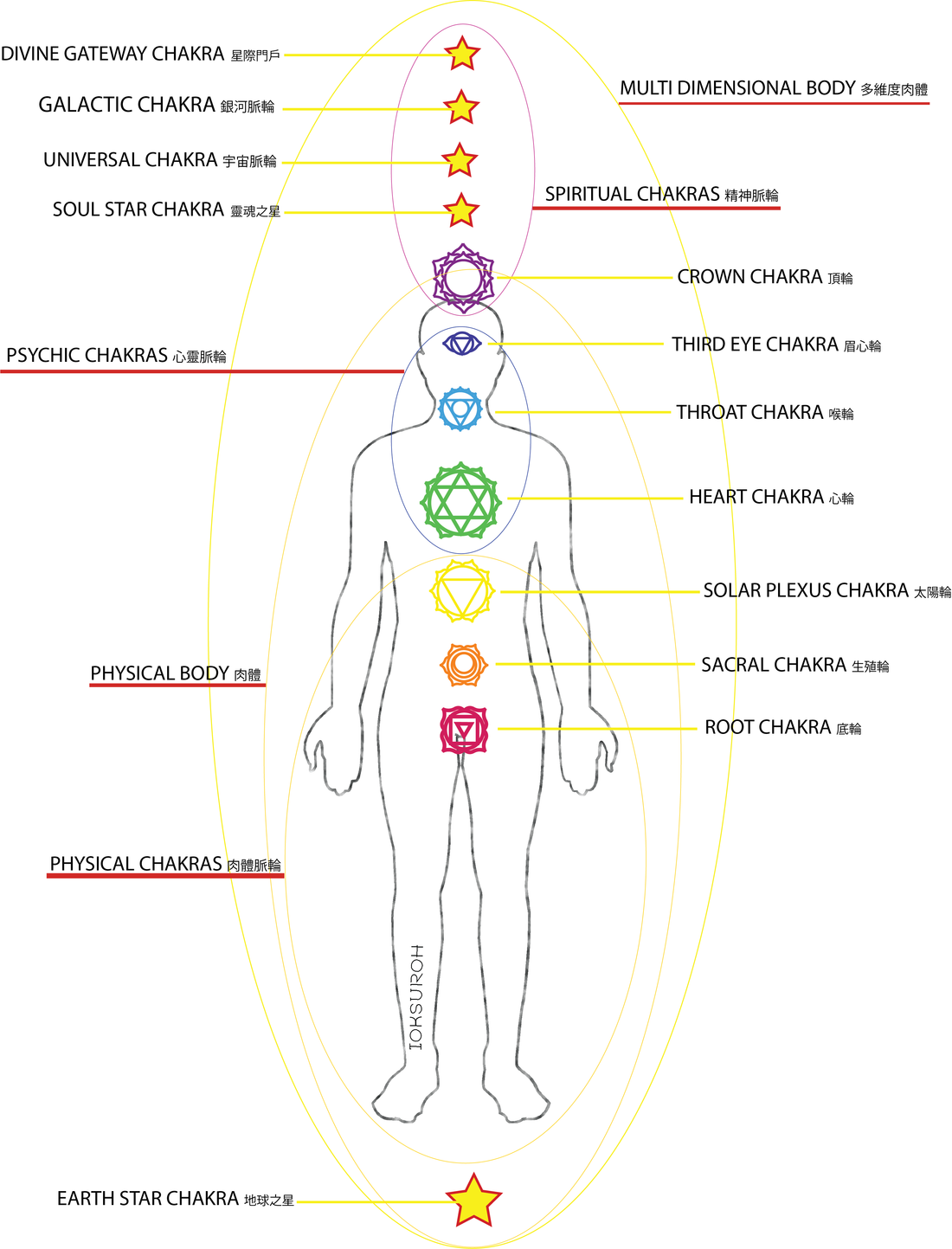 12 CHAKRAS 脈輪