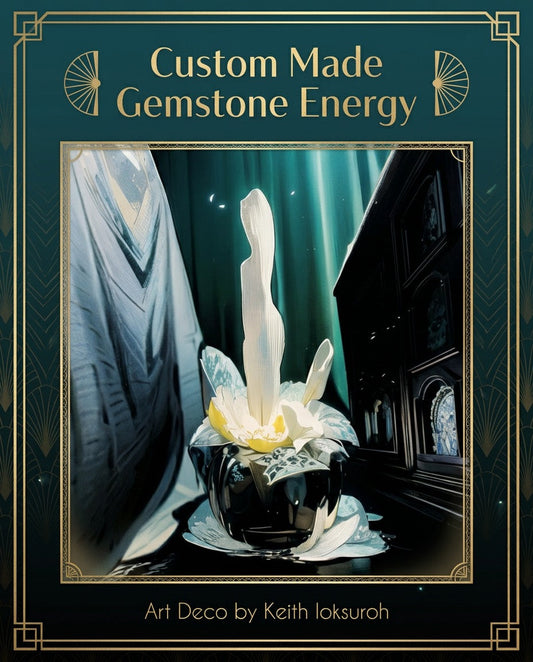 Custom made gemstone energy Art Deco 水晶能量裝飾藝術